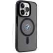 BMW BMHMP15LDSLK iPhone 15 Pro 6.1", IML Signature MagSafe hátlap, tok, fekete