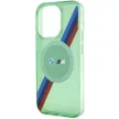 BMW BMHMP15LHDTN iPhone 15 Pro 6.1", M Tricolor Stripes MagSafe hátlap, tok, zöld