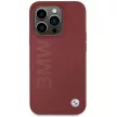BMW BMHMP15LSLBLBLRE iPhone 15 Pro 6.1", Silicone Big Logo MagSafe hátlap, tok, bordó