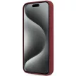 BMW BMHMP15LSLBLBLRE iPhone 15 Pro 6.1", Silicone Big Logo MagSafe hátlap, tok, bordó