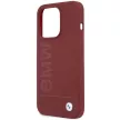 BMW BMHMP15LSLBLBLRE iPhone 15 Pro 6.1", Silicone Big Logo MagSafe hátlap, tok, bordó