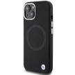 BMW BMHMP15MSILBK2 iPhone 14 Plus/15 Plus 6.7" Signature Liquid Silicone MagSafe hátlap, tok, fekete