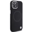 BMW BMHMP15SSILBK2 iPhone 15 6.1" Signature Liquid Silicone MagSafe hátlap, tok, fekete