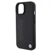 BMW iPhone 15 Magsafe Signature Logo Imprint (BMHMP15SSLLBK) MagSafe hátlap, tok, fekete