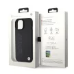 BMW iPhone 15 Magsafe Signature Logo Imprint (BMHMP15SSLLBK) MagSafe hátlap, tok, fekete