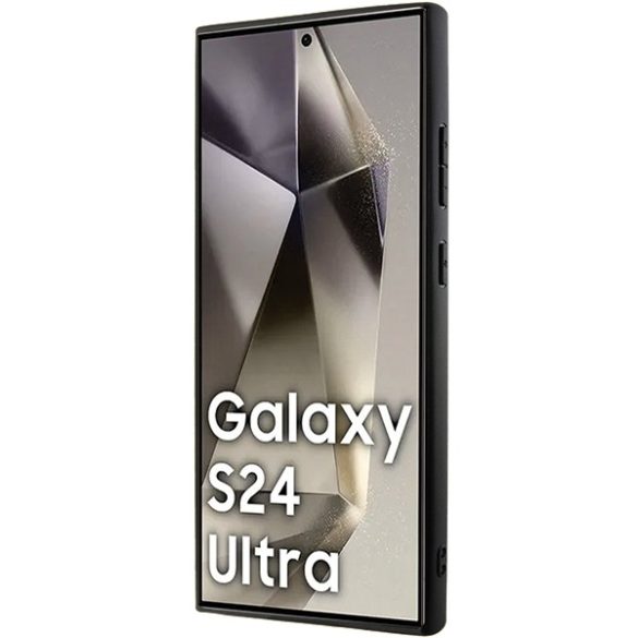 BMW Samsung Galaxy S24 Ultra Signature Wrapped Metal MagSafe (BMHMS24L23PUDTK) Magsafe kompatibilis hátlap, tok, fekete