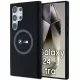 BMW Samsung Galaxy S24 Ultra M Silicone Printed Ring MagSafe (BMHMS24L23SROK) MagSafe hátlap, tok, fekete