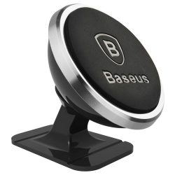   Baseus 360 Magnetic univerzális mágneses autós telefontartó műszerfalra, ezüst