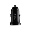Devia autós töltő Smart Mini PD QC 3.0 30W 1x USB 1x USB-C, fehér