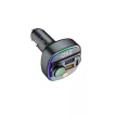 Devia transmitter FM Smart , bluetooth MP3 autós töltő PD 30W 1x USB-C 2x USB 3A, fekete