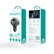 Devia transmitter FM Smart , bluetooth MP3 autós töltő PD 30W 1x USB-C 2x USB 3A, fekete