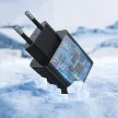 Devia hálózati töltő Rocket PD 45W 1x USB-C, fehér + kábel USB-C - USB-C