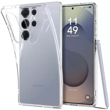   Spigen Liquid Crystal Samsung Galaxy S25 Ultra tok, átlátszó