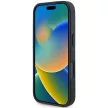 BMW case iPhone 16 Pro 6,3" BMHCP16LSLLBK Hardcase Leather Hot Stamp tok, fekete