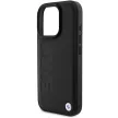 BMW case iPhone 16 Pro 6,3" BMHCP16LSLLBK Hardcase Leather Hot Stamp tok, fekete