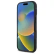 BMW case iPhone 16 Pro Max 6,9" BMHCP16X22RSEPK Hardcase Sign Leather Cardslot tok, fekete