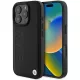 BMW case iPhone 16 Pro Max 6,9" BMHCP16XSLLBK Hardcase Leather Hot Stamp tok, fekete