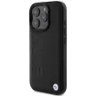 BMW case iPhone 16 Pro Max 6,9" BMHCP16XSLLBK Hardcase Leather Hot Stamp tok, fekete