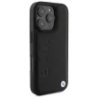 BMW case iPhone 16 Pro Max 6,9" BMHCP16XSLLBK Hardcase Leather Hot Stamp tok, fekete