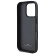 BMW case iPhone 16 Pro Max 6,9" BMHCP16XSLLBK Hardcase Leather Hot Stamp tok, fekete