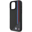 BMW case iPhone 16 6,1" BMHMP16S23PUTRK Hardcase M Meshed Tricolor Stripes MagSafe tok, fekete