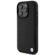 BMW case iPhone 16 Pro Max 6,9" BMHMP16XSLLBK Hardcase Leather Hot Stamp MagSafe tok, fekete