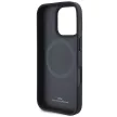 BMW case iPhone 16 Pro Max 6,9" BMHMP16XSLLBK Hardcase Leather Hot Stamp MagSafe tok, fekete