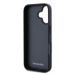 Mercedes case iPhone 16 6,1" MEHCP16SARMBK Hardcase Leather Urban tok, fekete
