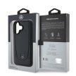 Mercedes case iPhone 16 6,1" MEHCP16SARMBK Hardcase Leather Urban tok, fekete