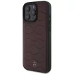 Mercedes case iPhone 16 Pro Max 6,9" MEHCP16X23RWRSR Hardcase MB Waves Leather tok, piros