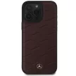 Mercedes case iPhone 16 Pro Max 6,9" MEHCP16X23RWRSR Hardcase MB Waves Leather tok, piros