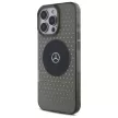 Mercedes case iPhone 16 Pro 6,3" MEHMP16L23HCPK Hardcase MB Case Star Pattern tok, fekete
