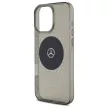 Mercedes case iPhone 16 Pro 6,3" MEHMP16L23HCPK Hardcase MB Case Star Pattern tok, fekete