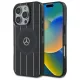 Mercedes case iPhone 16 Pro 6,3" MEHMP16L23HRSK Hardcase MB Double Layer Crossed Lines MagSafe tok, fekete