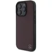 Mercedes MEHMP16L23RBGVR iPhone 16 Pro, 6.3" tok, piros hardcase MB Wood Imitation Leather MagSafe