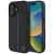 Mercedes case iPhone 16 6,1" MEHMP16S23RURBK Hardcase MB tok, kék Line Leather MagSafe tok, fekete