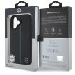 Mercedes case iPhone 16 6,1" MEHMP16S23RURBK Hardcase MB tok, kék Line Leather MagSafe tok, fekete
