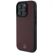 Mercedes MEHMP16X23RBARR iPhone 16 Pro Max 6.9" tok, piros hardcase Textutok, piros And Plain Leather MagSafe
