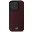 Mercedes MEHMP16X23RBARR iPhone 16 Pro Max 6.9" tok, piros hardcase Textutok, piros And Plain Leather MagSafe