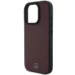 Mercedes MEHMP16X23RBARR iPhone 16 Pro Max 6.9" tok, piros hardcase Textutok, piros And Plain Leather MagSafe