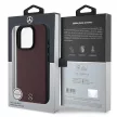 Mercedes MEHMP16X23RBARR iPhone 16 Pro Max 6.9" tok, piros hardcase Textutok, piros And Plain Leather MagSafe