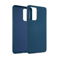 Silicone Case iPhone 12/12 Pro hátlap, tok, kék