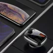 Baseus S13 univerzális autós töltő és FM transmitter, dual-usb, fekete