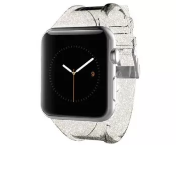   Case-Mate Apple Watch óraszíj Sheer Glam 42mm óraszíj, átlátszó-arany