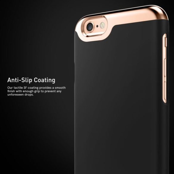 Caseology iPhone 6 Plus/6S Plus Savoy Series hátlap, tok, fekete