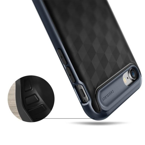 Caseology iPhone 7 Plus Parallax Series hátlap, tok, fekete-sötétkék