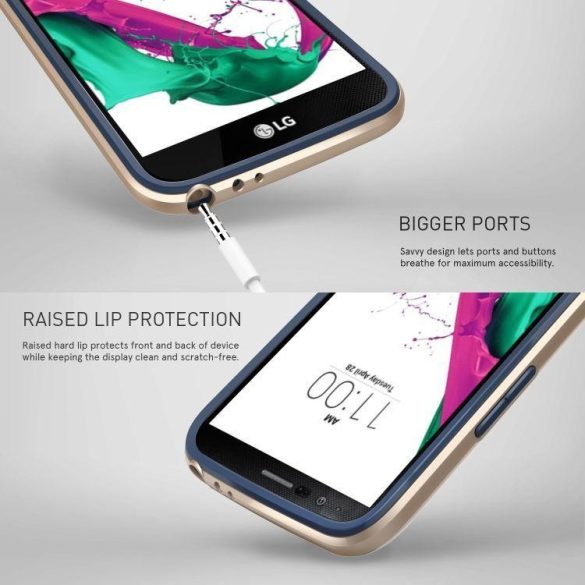 Caseology LG G5 Wavelength Series hátlap, tok, sötétkék