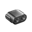 Baseus CRDYQ-01 Car Charger Splitter 2xUSB-A 3.1A 17W univerzális autós töltő és elosztó, 80W, fekete