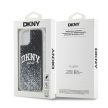 DKNY DKHCN61LBNAEK iPhone 11/Xr 6.1", hátlap, tok, fekete Folyékony csillogó nagy logó