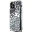 DKNY case for IPHONE 12/12 Pro hátlap, tok DKHCP12MLBNAEK Liquid Glitters W/Arch Logo, fekete